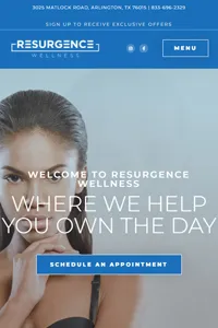 Affiliate Resurgence Wellness Website