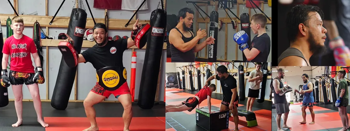 Team Outlaw Muay Thai MMA photo with coach Po